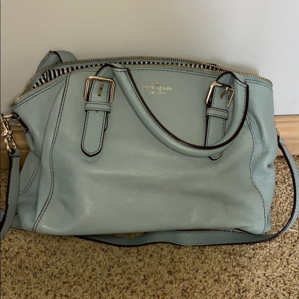 Kate Spade-Blue Crossbody Purse